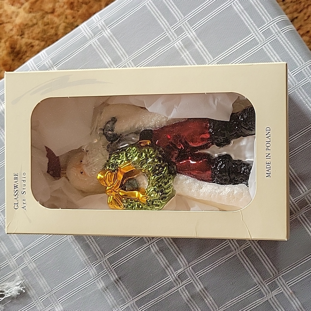 Poland Handcrafted Christmas Glass Ornament
